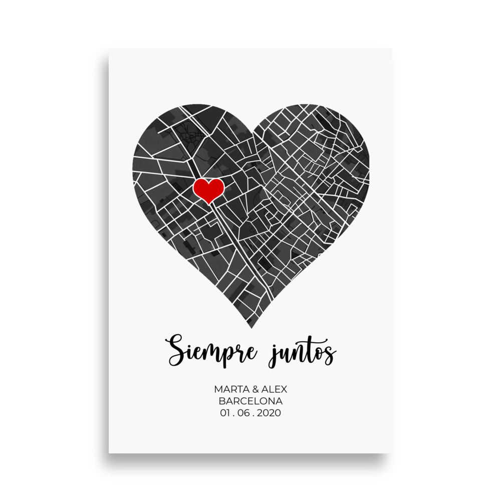 Póster "Donde todo comenzó" (Corazón)