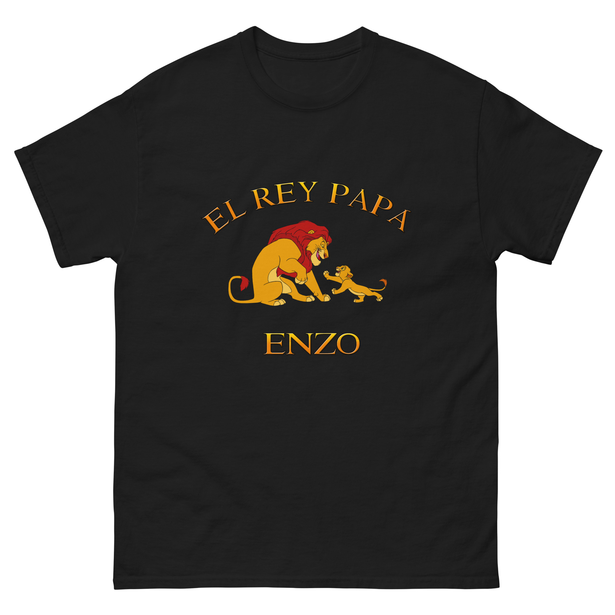 Camiseta El Rey Papá personalizada