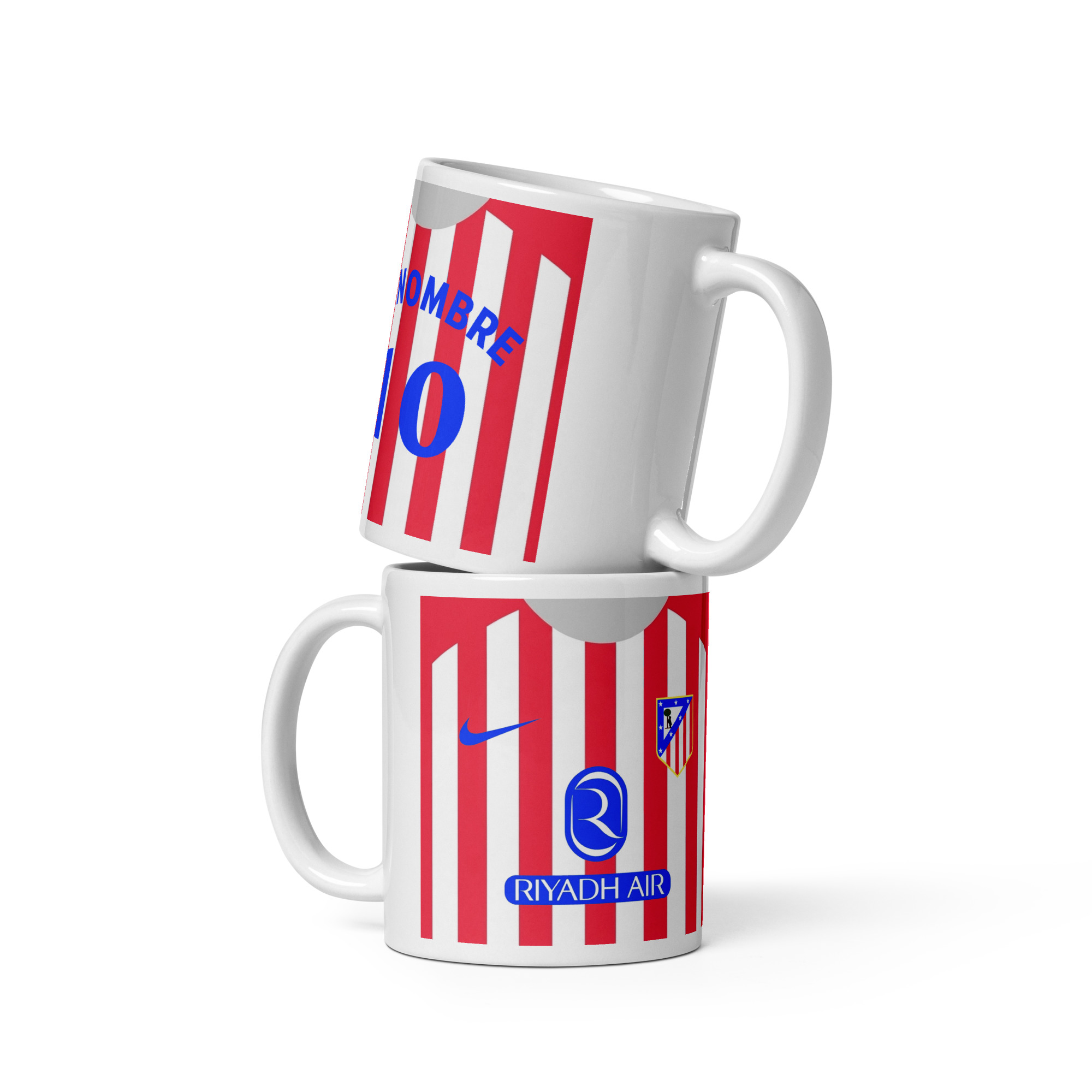 Taza At. Madrid Personalizada