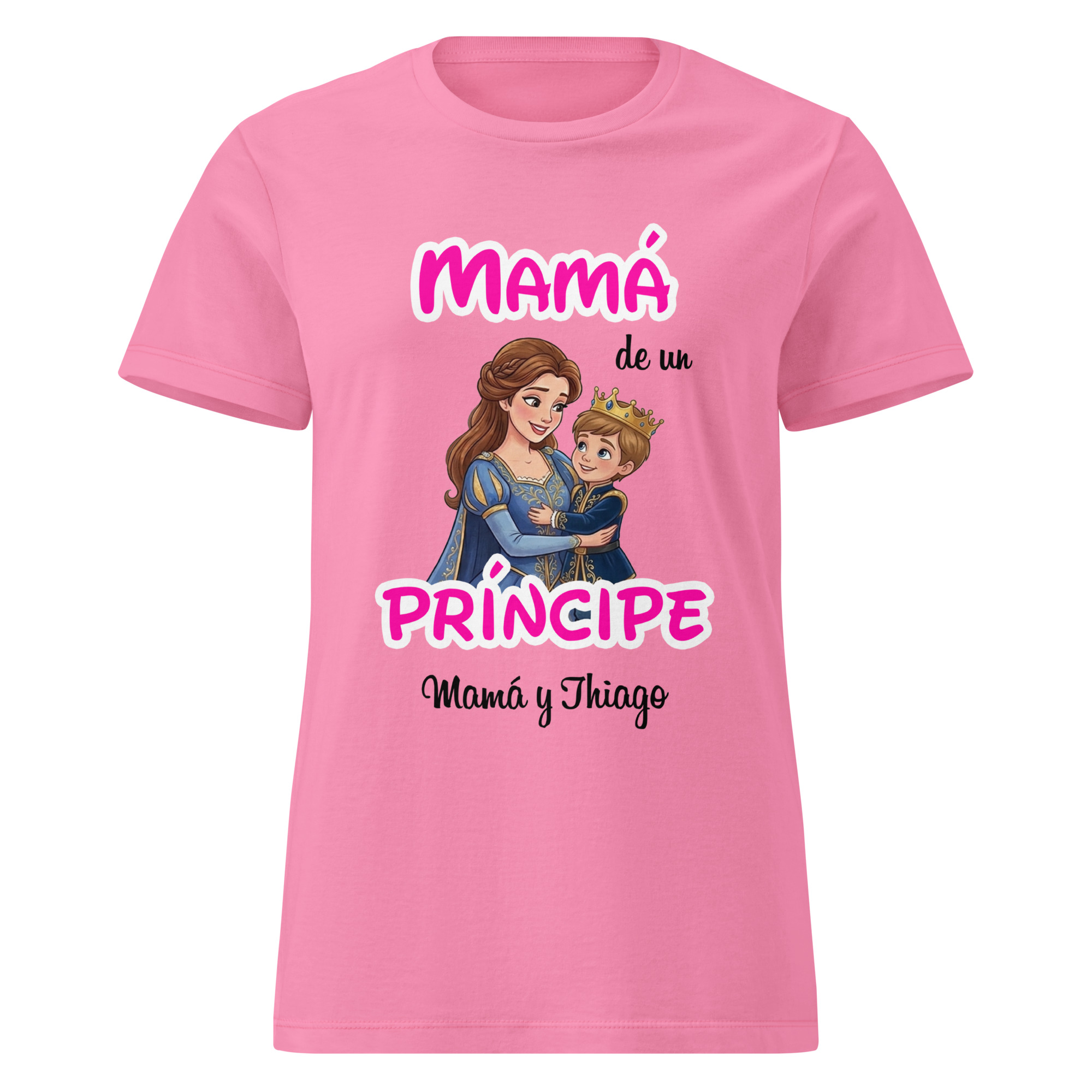 Camiseta Mamá de un Príncipe Personalizada