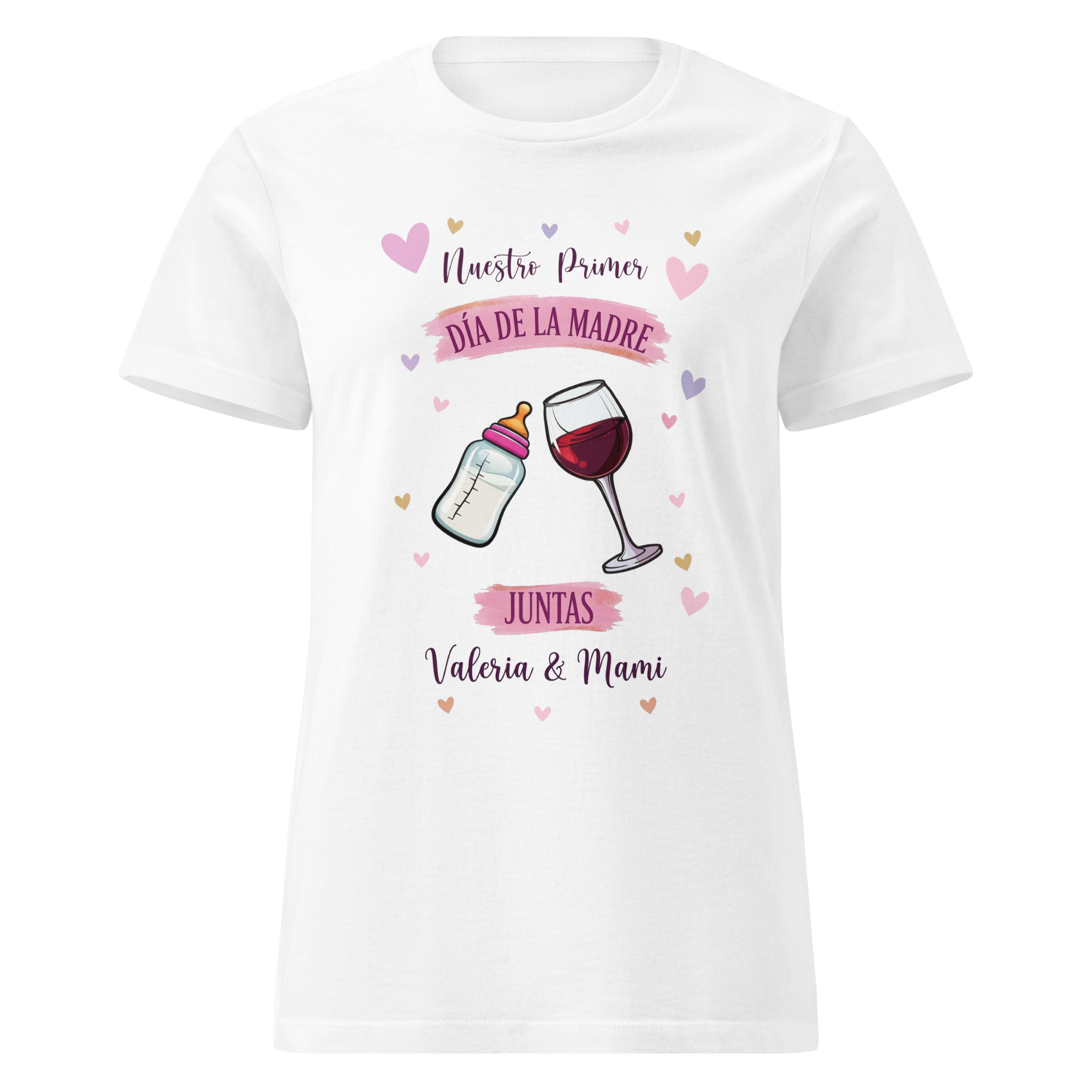 Camiseta "Mi primer día de la Madre" personalizada