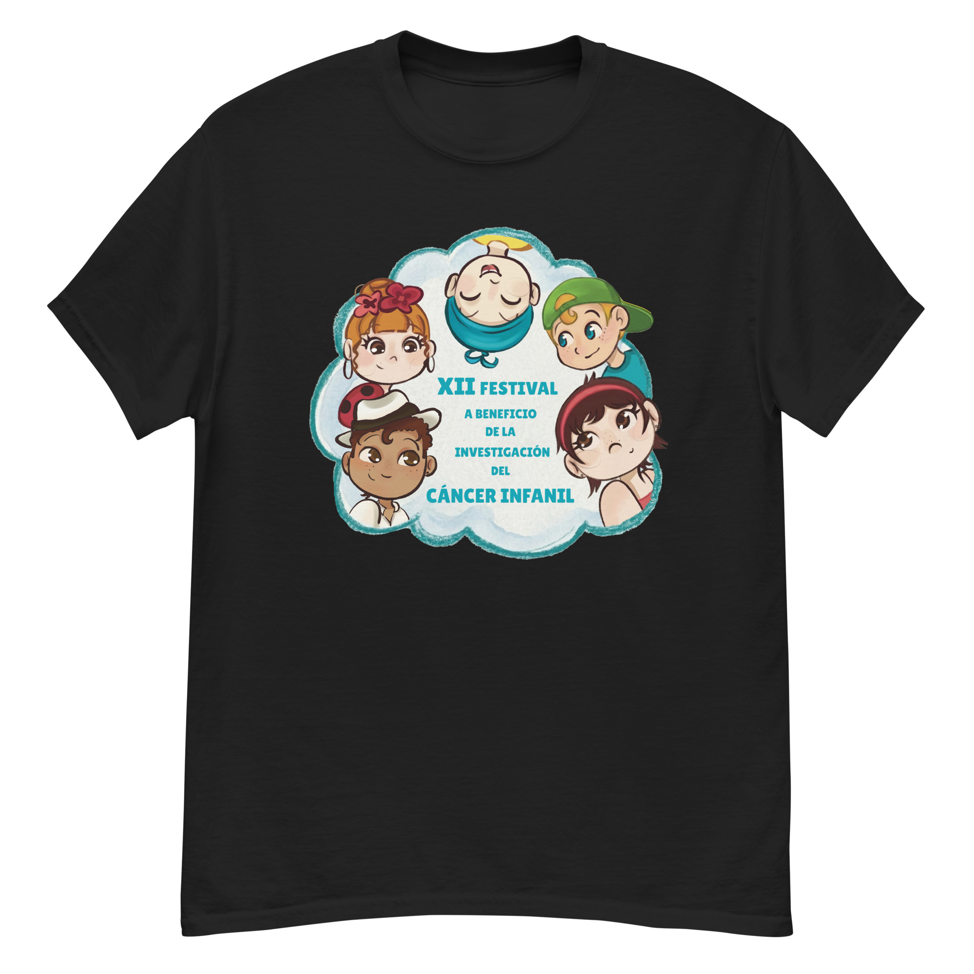 Camiseta solidaria por la investigación del cáncer infantil