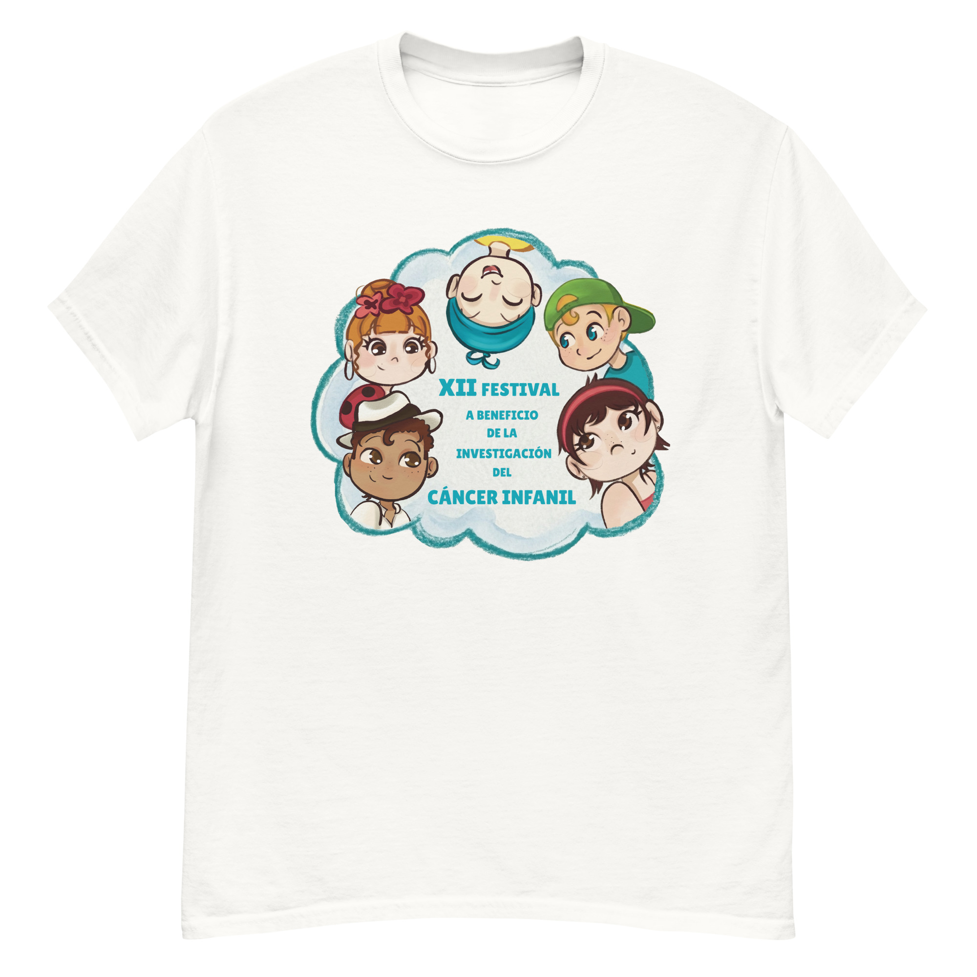 Camiseta solidaria por la investigación del cáncer infantil - Imagen 2
